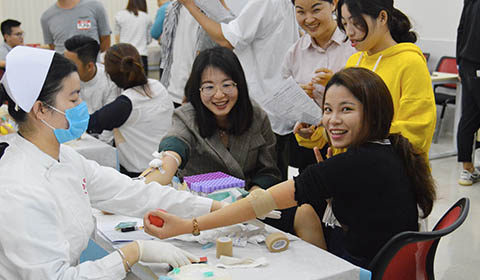 廣東東方雨虹開展無償獻(xiàn)血周活動